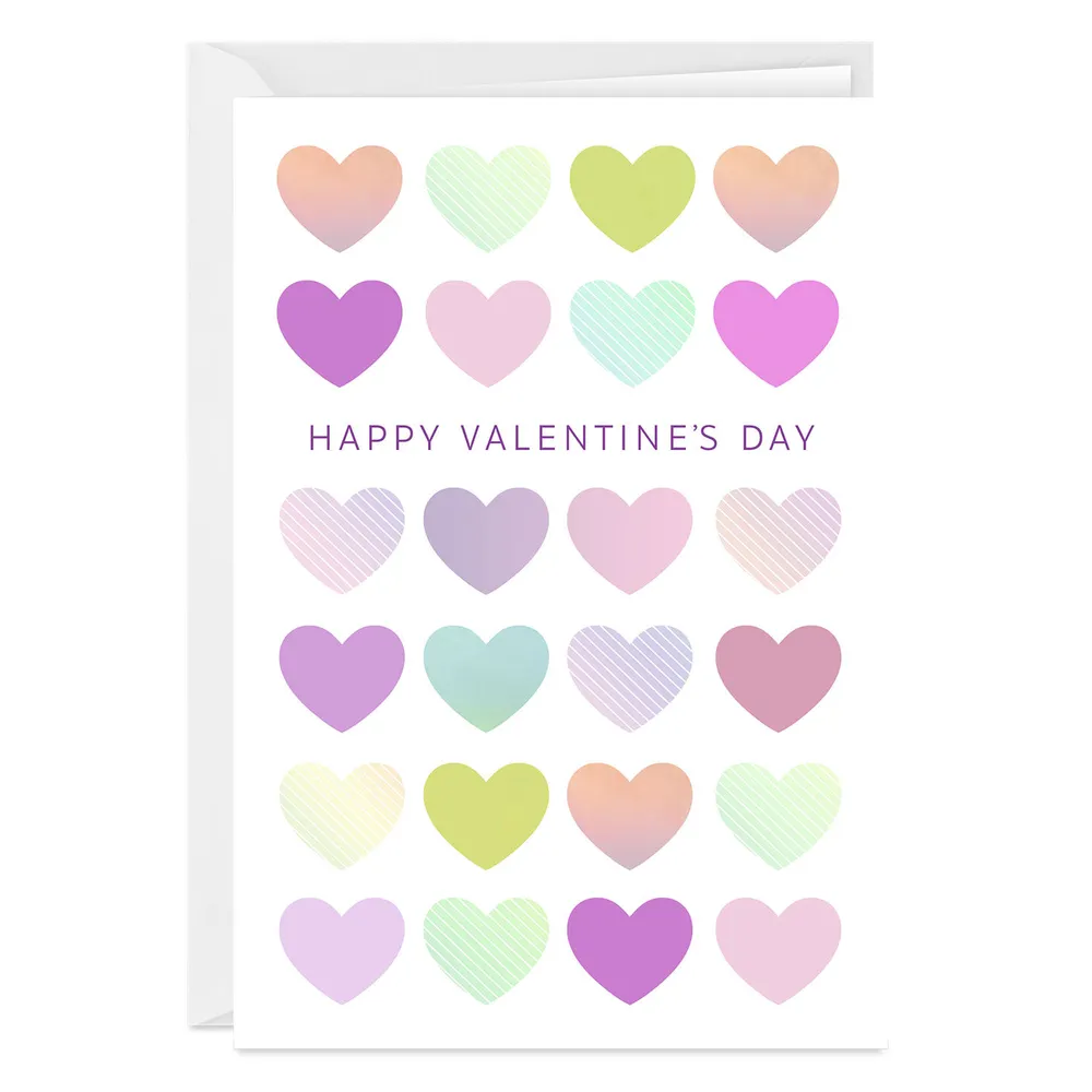 Pastel Hearts Custom Valentine's Day Card for only USD 4.99 | Hallmark