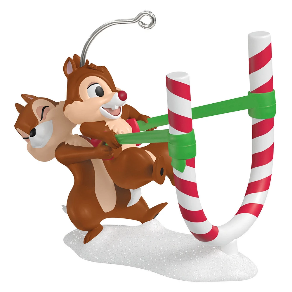 Disney Chip and Dale Candy Cane Catapult Ornament for only USD 25.99 | Hallmark