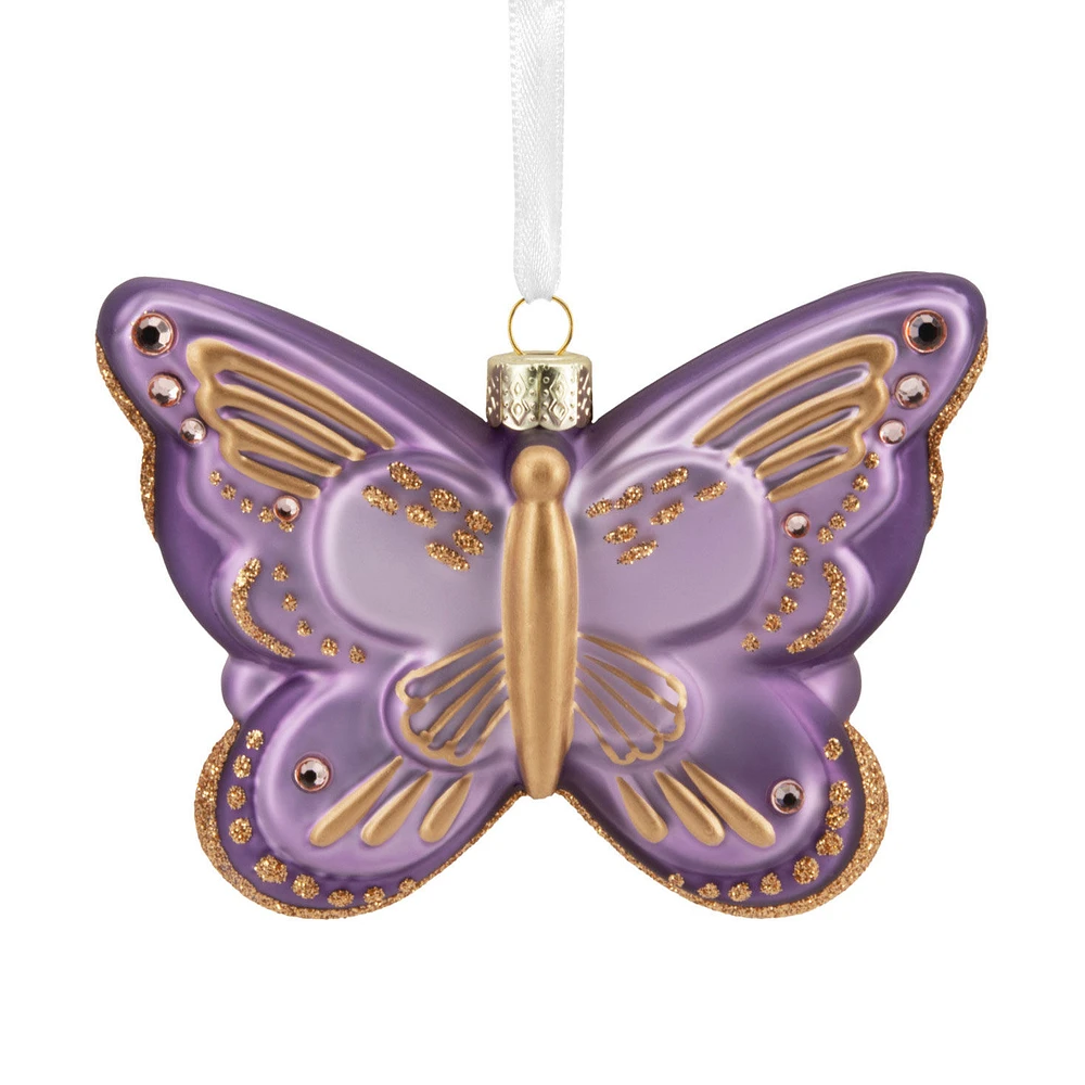 Signature Butterfly Glass Hallmark Ornament for only USD 22.99 | Hallmark