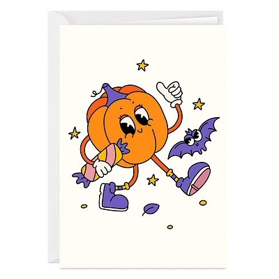 Retro Groovy Pumpkin Custom Halloween Card for only USD 4.99 | Hallmark