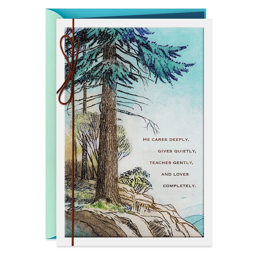 Pine Tree Landscape Scene Birthday Card for Dad for only USD 4.59 | Hallmark