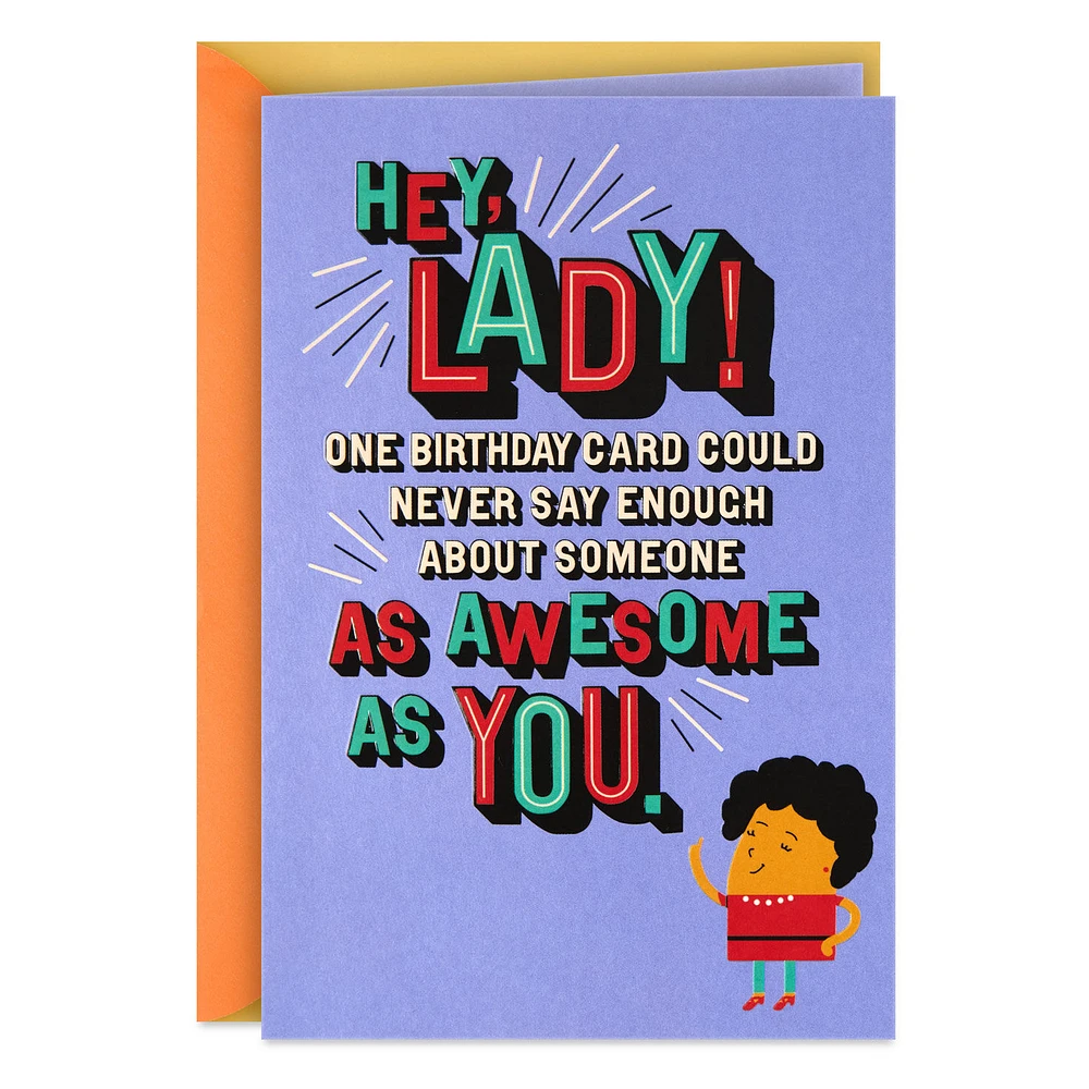 A Bad-Ass, Smart-Ass, Kick Ass Lady Birthday Card With Mini Cards for Her for only USD 5.59 | Hallmark