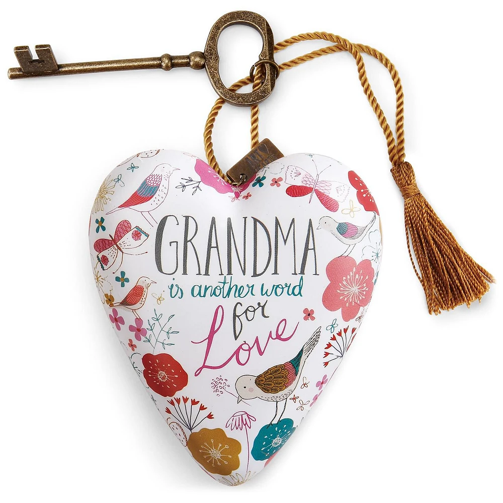 Grandma Art Heart Sculpture, 4" for only USD 22.99 | Hallmark
