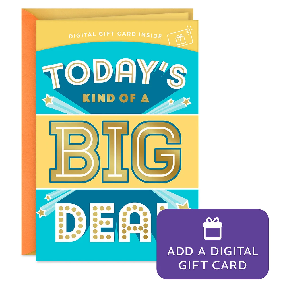 You're Kind of a Big Deal Gift Card Greeting Birthday Card for Kids for only USD 4.99 | Hallmark