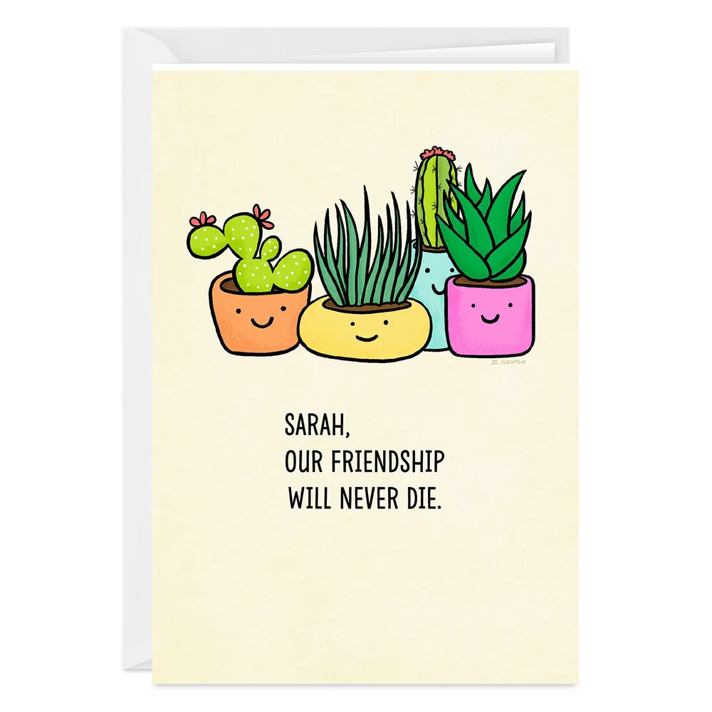 Plants Funny Custom Friendship Card for only USD 4.99 | Hallmark