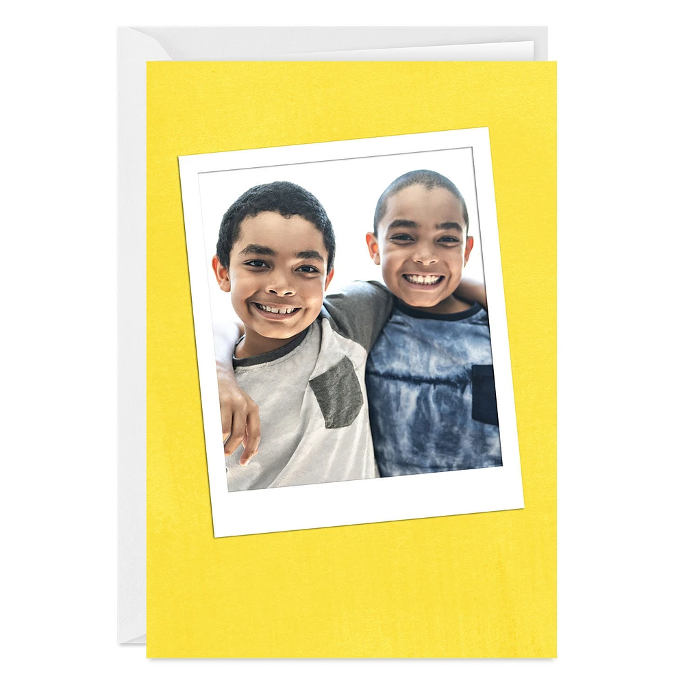 Personalized Photo on Yellow Photo Card for only USD 4.99 | Hallmark