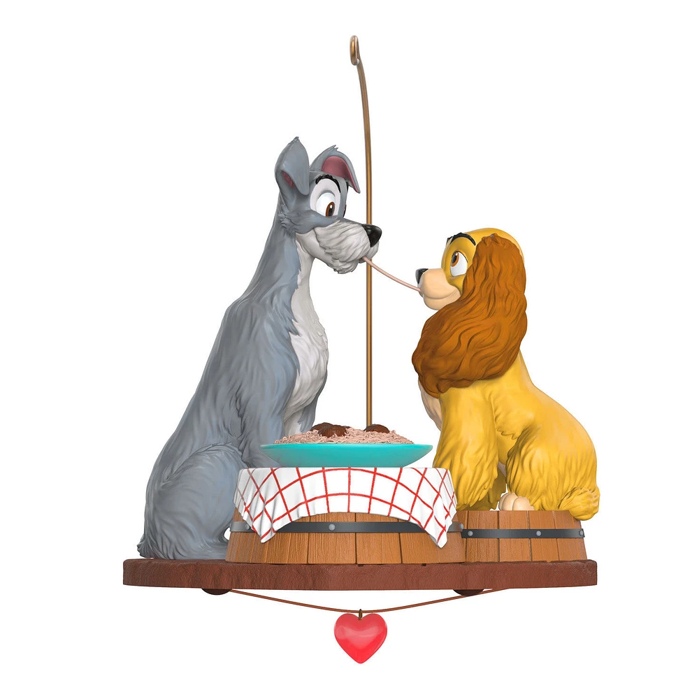 Disney Lady and the Tramp 70th Anniversary Spaghetti Supper Ornament for only USD 33.99 | Hallmark