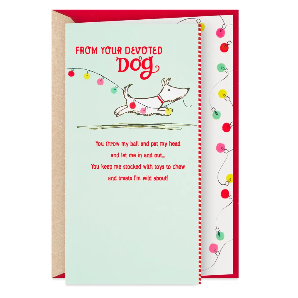 Thanks for All You Do Christmas Card From the Dog for only USD 3.99 | Hallmark