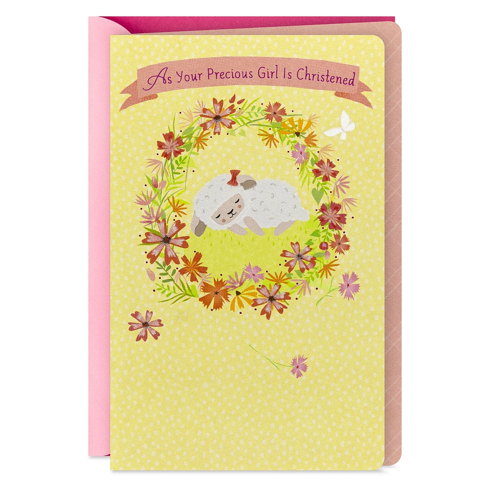 Faith, Hope and Love Religious Christening Card for Baby Girl for only USD 4.99 | Hallmark