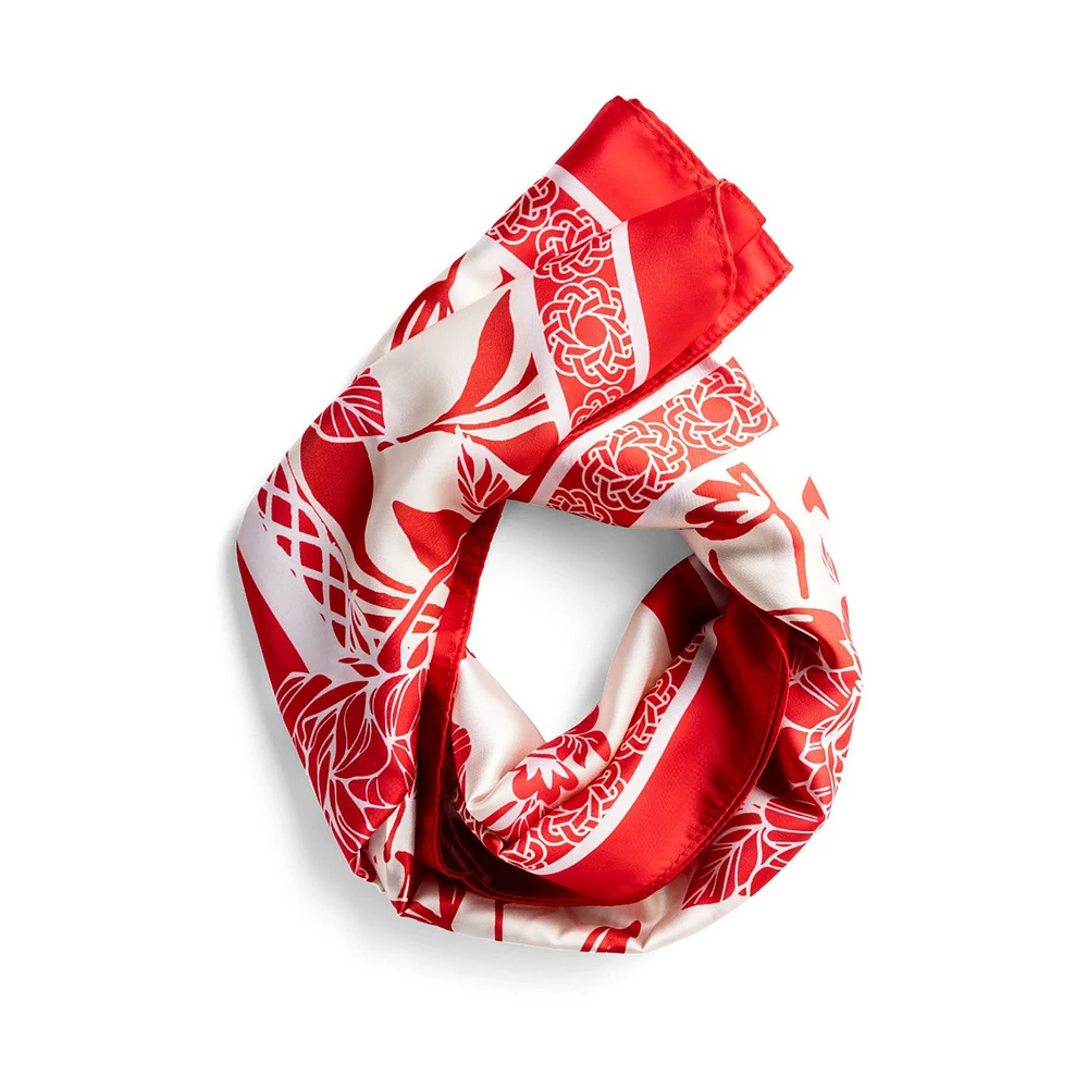 Sylvia Mollie Crimson and Cream Queen Fashion Scarf for only USD 15.99 | Hallmark