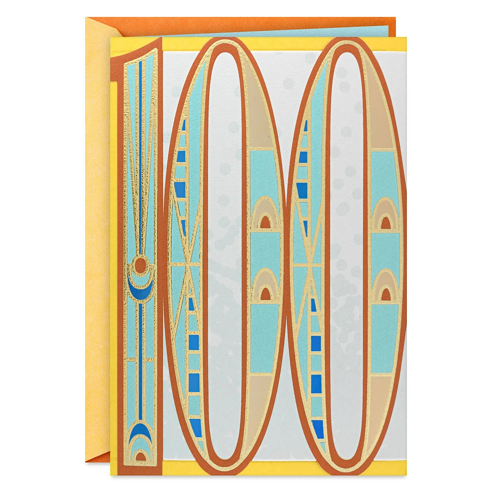 Celebrating You With Love, Gratitude and Pride 100th Birthday Card for only USD 5.99 | Hallmark