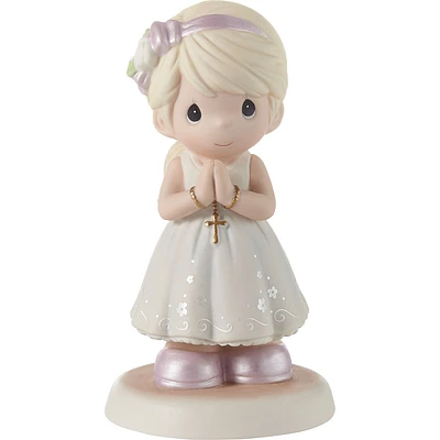 Precious Moments Blessings On Your First Communion Blonde Girl Figurine, 5.3" for only USD 55.00 | Hallmark