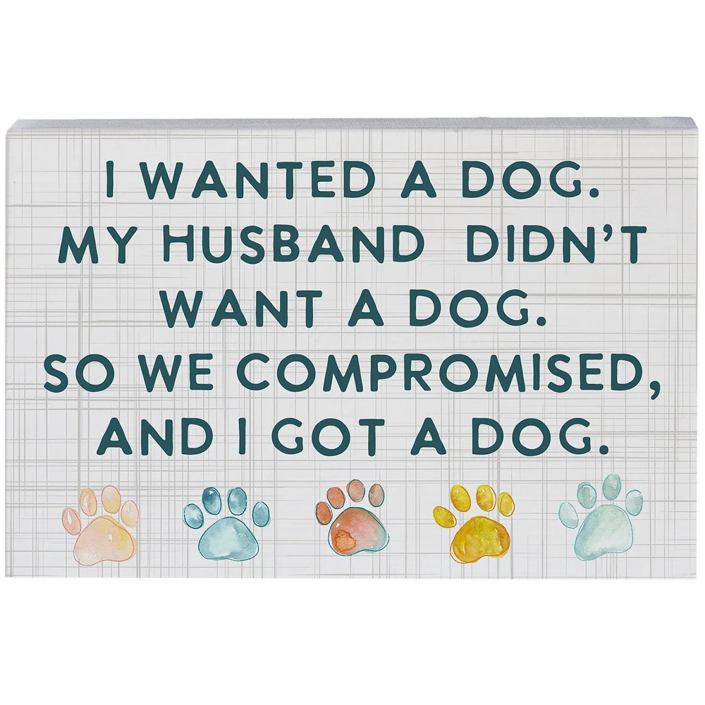 I Wanted a Dog Wood Quote Sign for only USD 11.99 | Hallmark