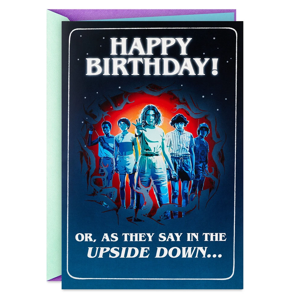 Netflix Stranger Things Upside Down Musical Birthday Card for only USD 5.99 | Hallmark