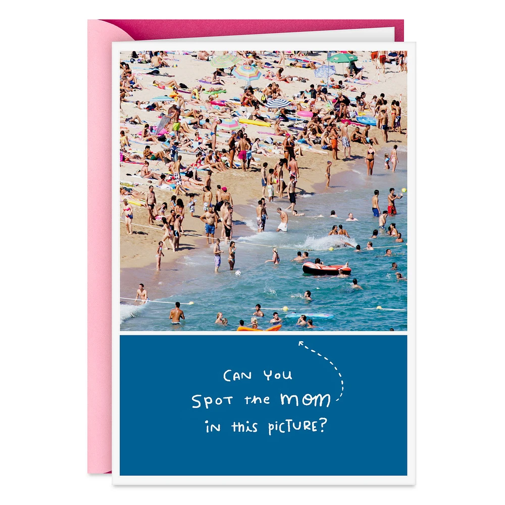 Hope Your Day Is Beachy Funny Mother's Day Card for only USD 3.99 | Hallmark