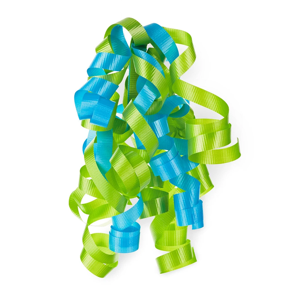 6.5" Aqua and Light Green Curly Ribbon Gift Bow for only USD 1.99 | Hallmark