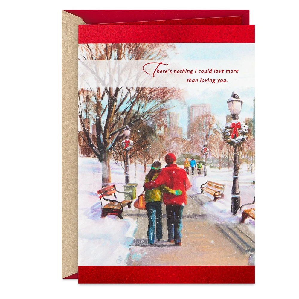 Love You With All My Heart Romantic Christmas Card for only USD 6.59 | Hallmark