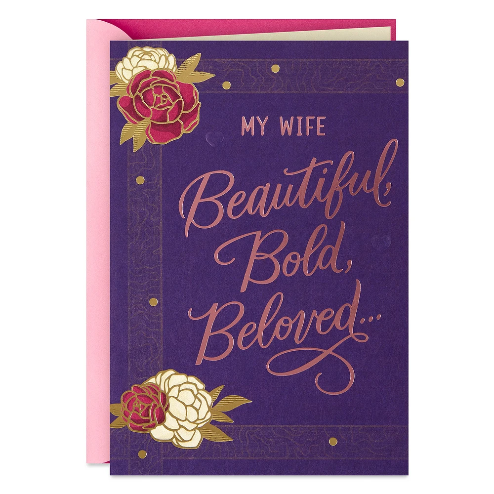 Beautiful, Bold, Beloved Birthday Card for Wife for only USD 5.59 | Hallmark