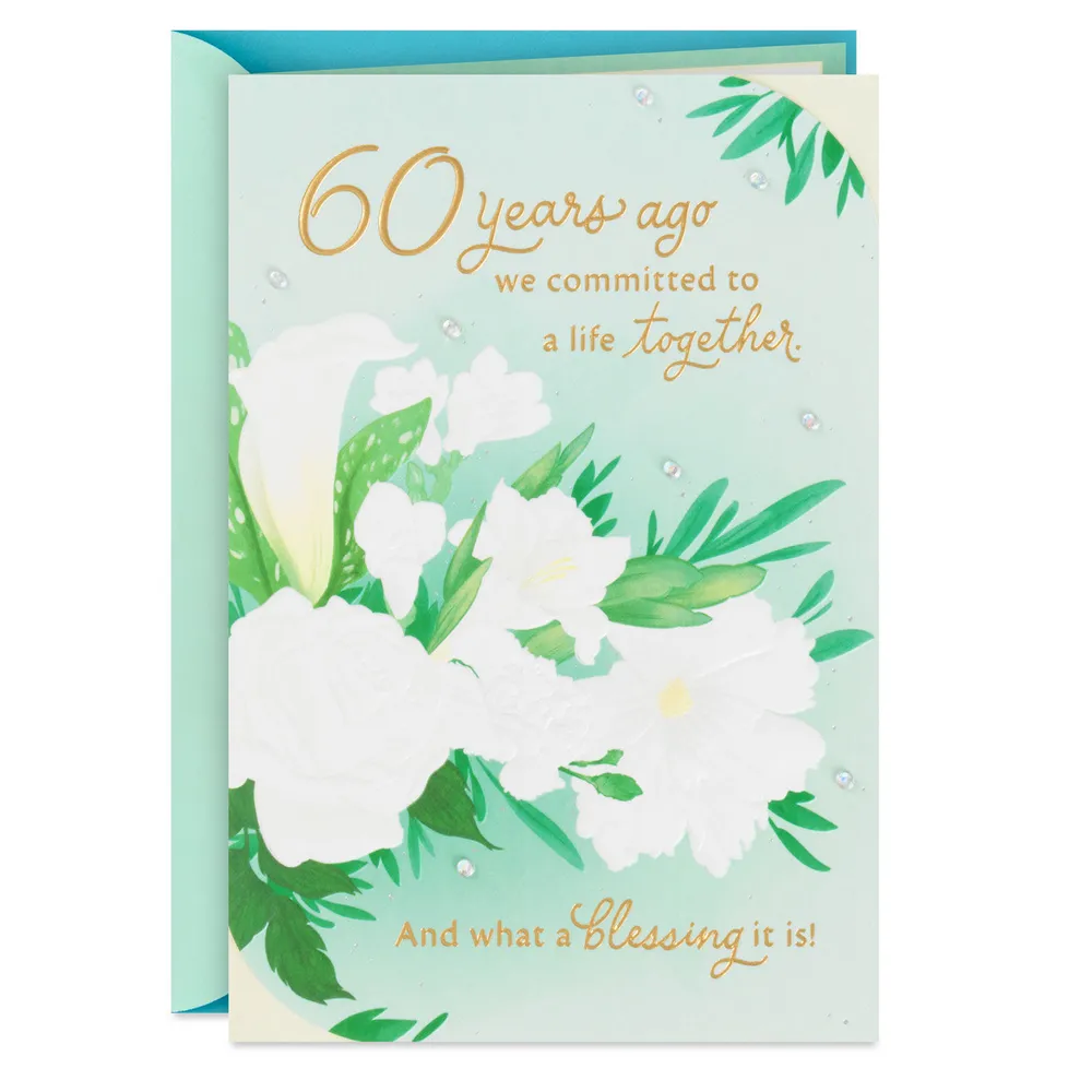 My Friend and My Soulmate 60th Anniversary Card for Spouse for only USD 6.59 | Hallmark