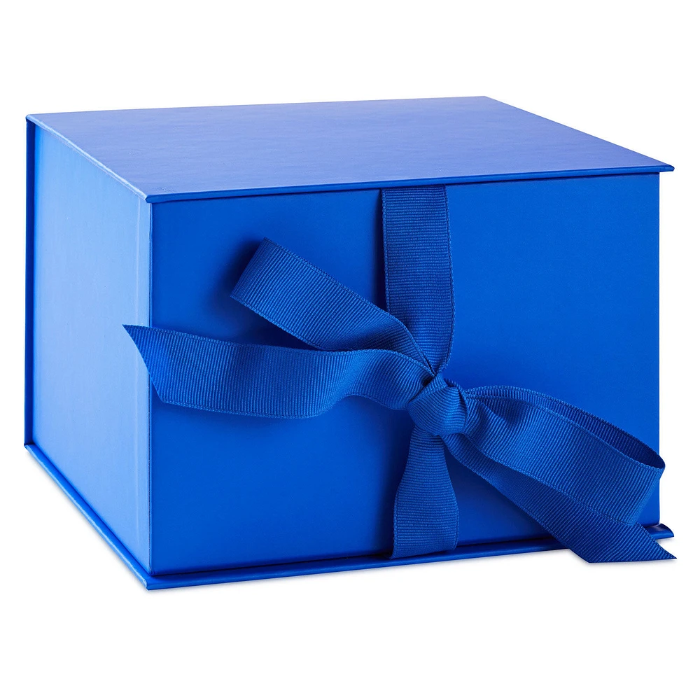 7.2" Solid Royal Blue Large Square Gift Box for only USD 6.99 | Hallmark