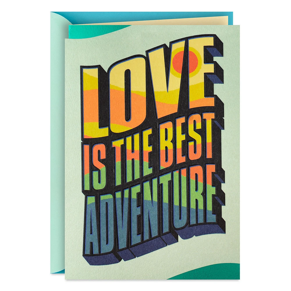 Love Is the Best Adventure Anniversary Card for only USD 4.59 | Hallmark