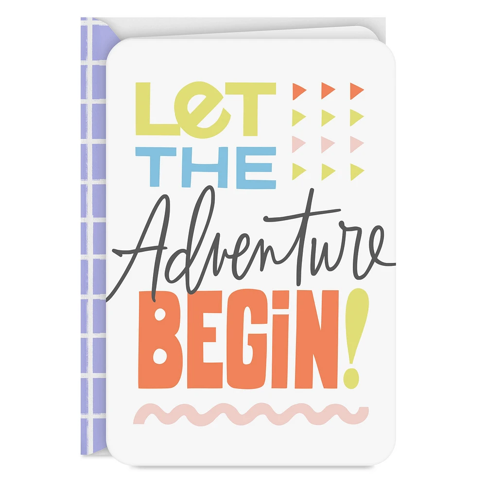 Let the Adventure Begin Congratulations Card for only USD 2.99 | Hallmark