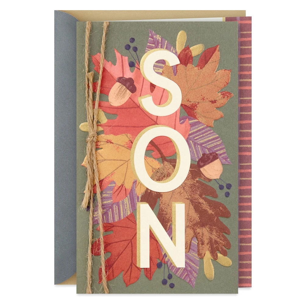 So Grateful for You Thanksgiving Card for Son for only USD 3.99 | Hallmark