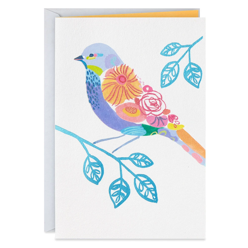 UNICEF Floral Bird Friendship Card for only USD 4.59 | Hallmark