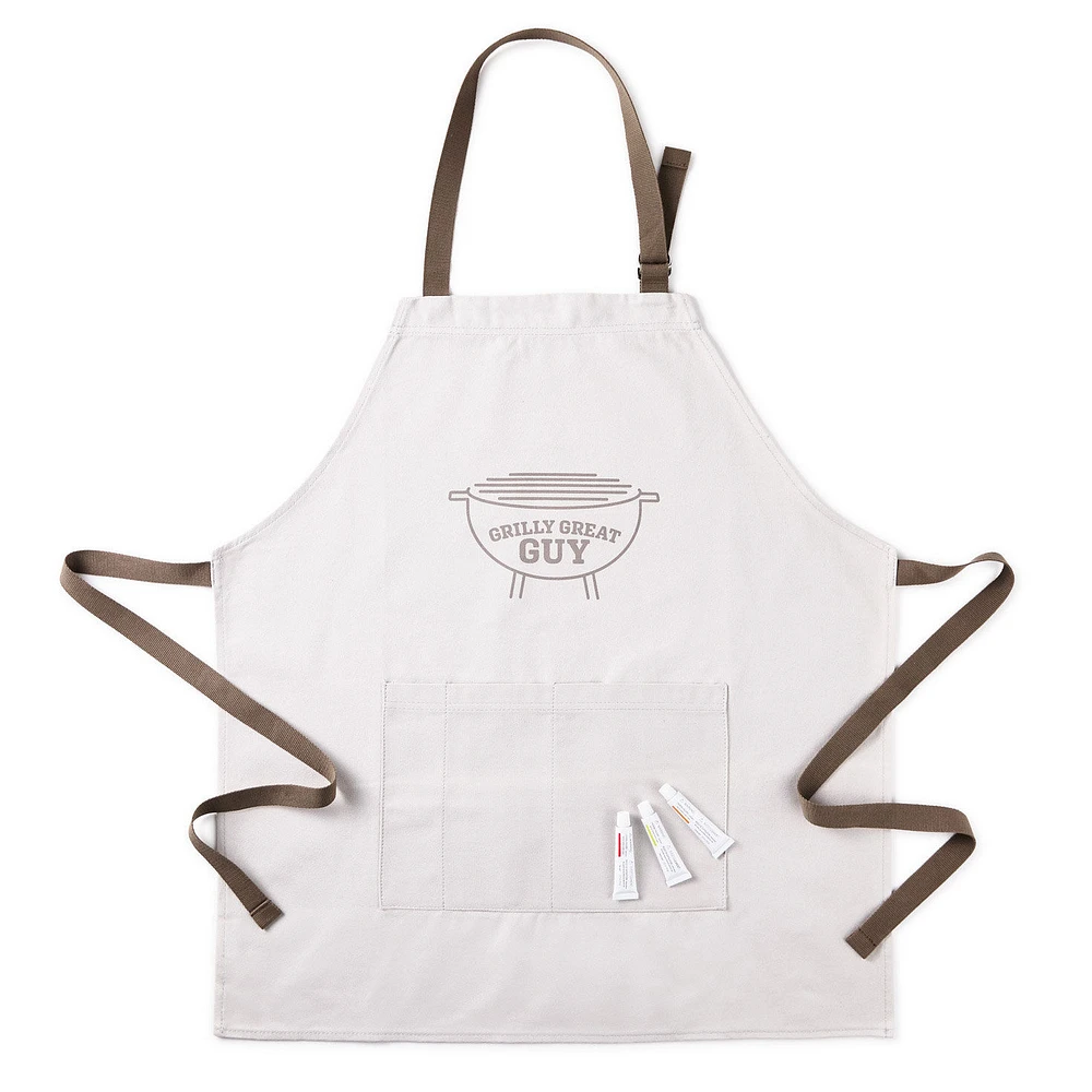 Grilly Great Guy Adult Apron Handprint Kit for only USD 29.99 | Hallmark