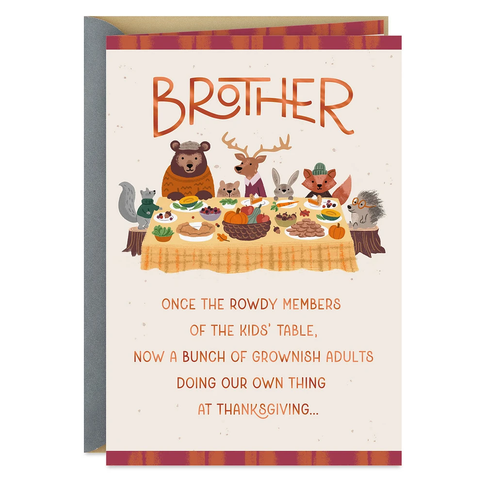 A Season of Love and Gratitude Thanksgiving Card for Brother for only USD 2.99 | Hallmark