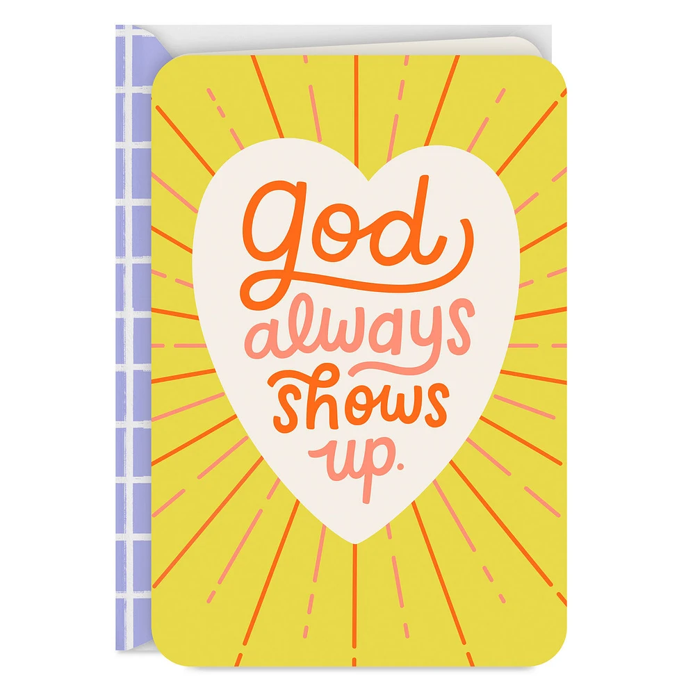 God Always Shows Up Blank Card for only USD 2.99 | Hallmark