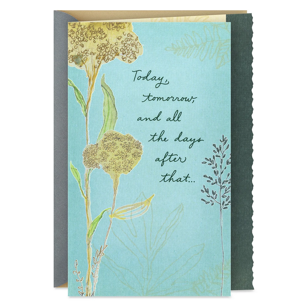 Caring Thoughts Are With You Always Sympathy Card for only USD 4.59 | Hallmark