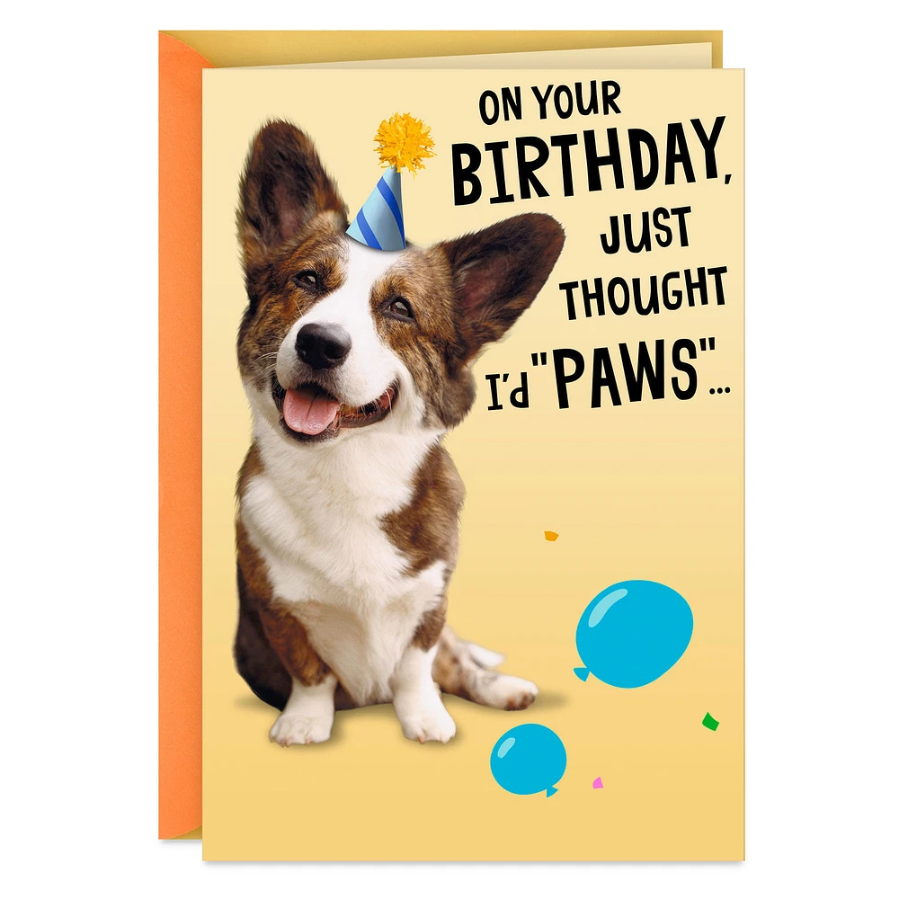 Wishing You a Treat-Filled Celebration Funny Birthday Card for only USD 4.59 | Hallmark