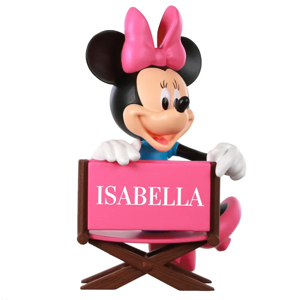 Disney Minnie Mouse in Director's Chair Personalized Ornament, Custom Text for only USD 31.99 | Hallmark