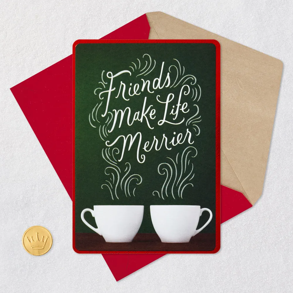 Friends Make Life Merrier Christmas Card for only USD 4.99 | Hallmark