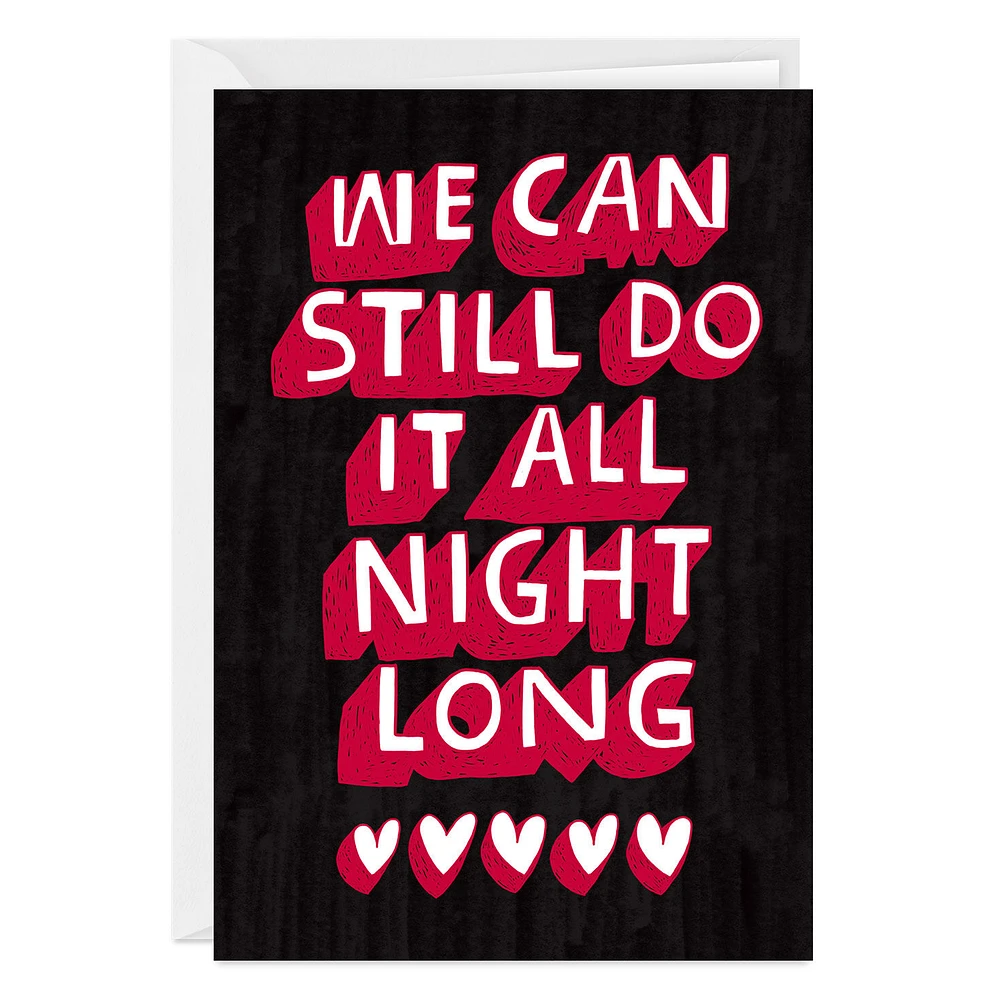 All Night Long Funny Custom Valentine's Day Card for only USD 4.99 | Hallmark