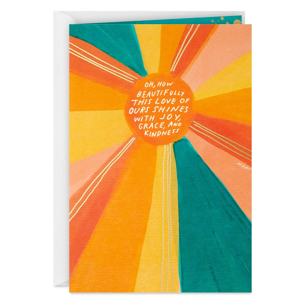 Morgan Harper Nichols Our Love Shines Romantic Love Card for only USD 4.99 | Hallmark
