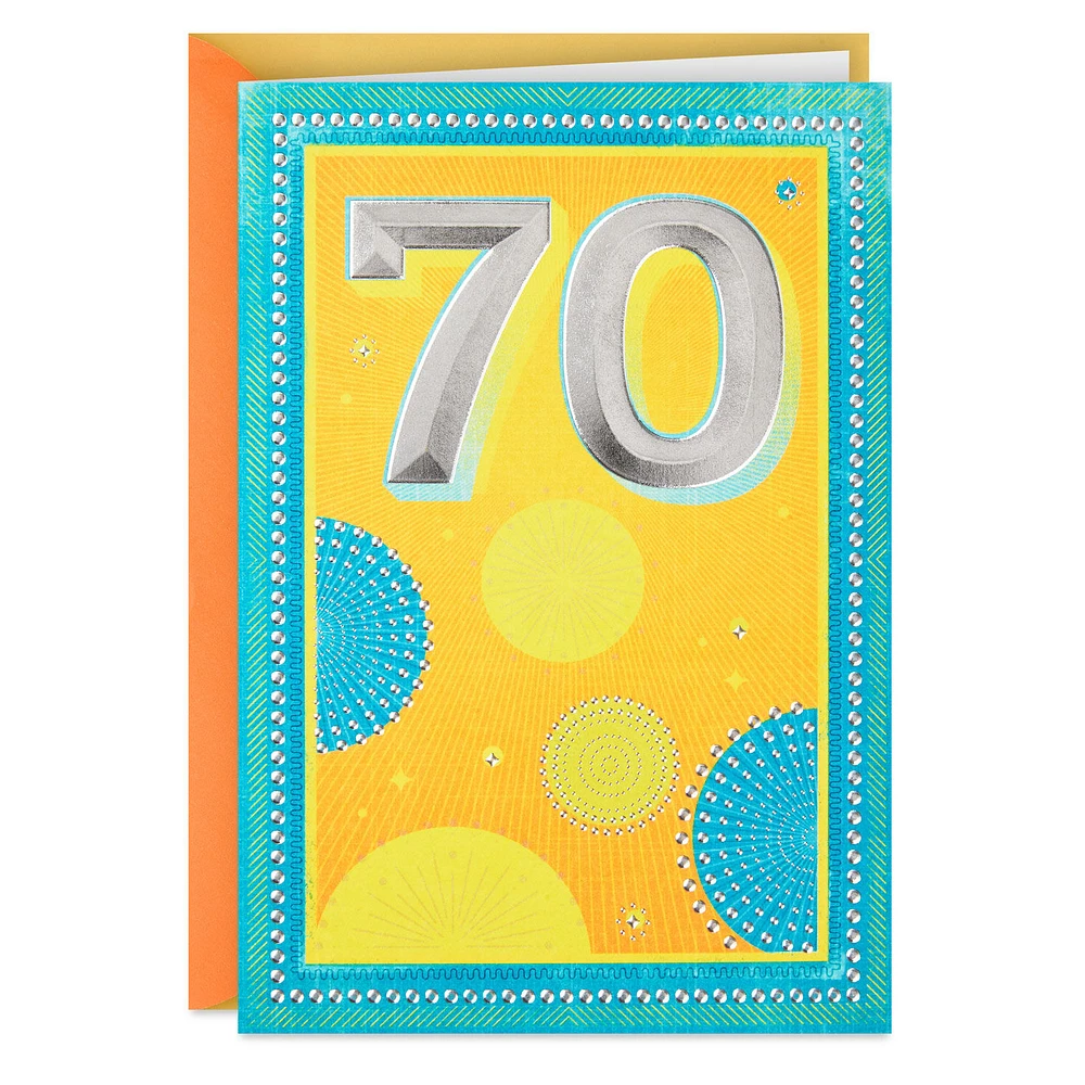 A Remarkable Life 70th Birthday Card for only USD 3.59 | Hallmark