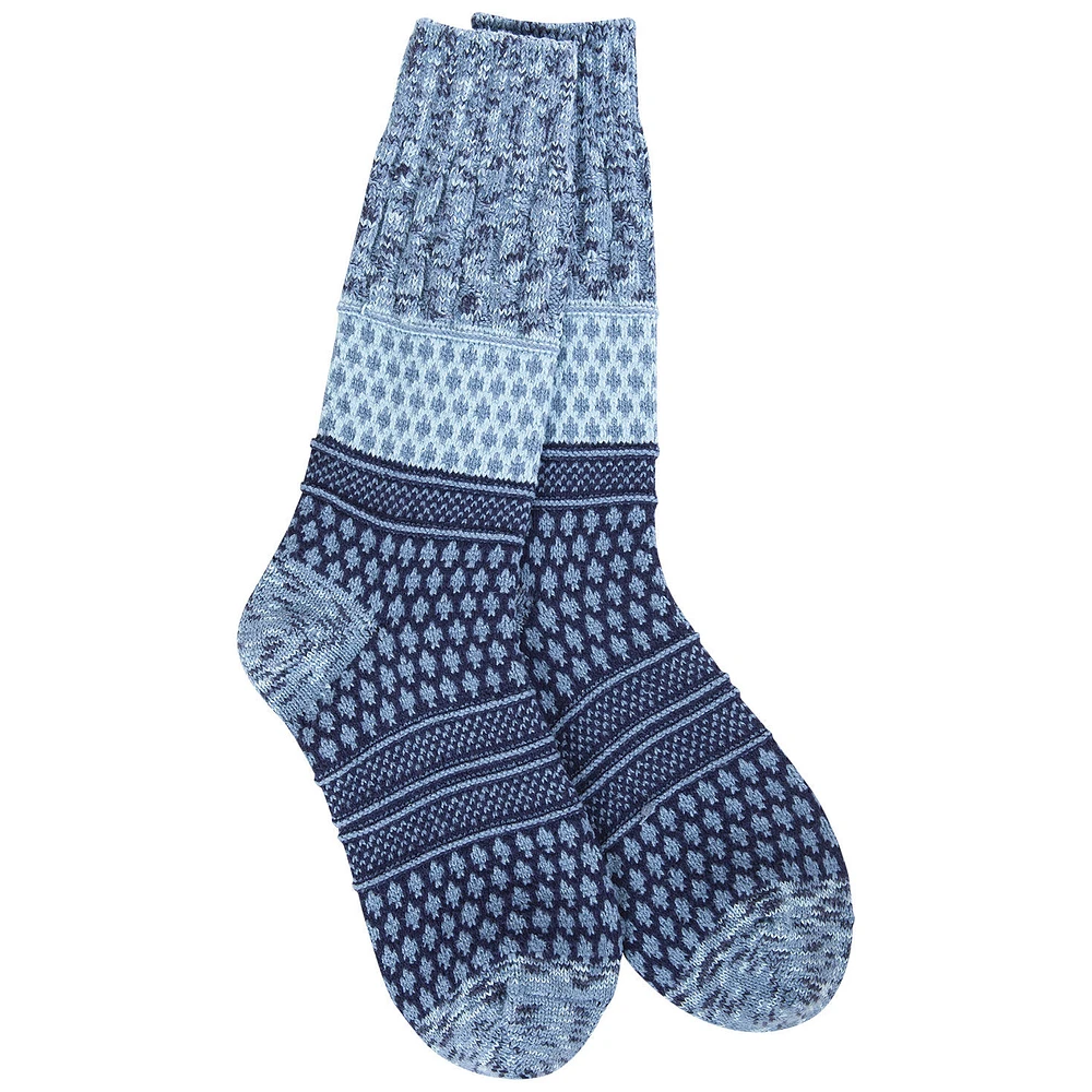 Crescent Sock Company Textured Crew Socks in Blue for only USD 12.99 | Hallmark