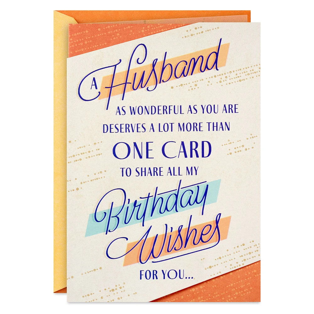 As Wonderful as You Are Birthday Card for Husband for only USD 5.99 | Hallmark