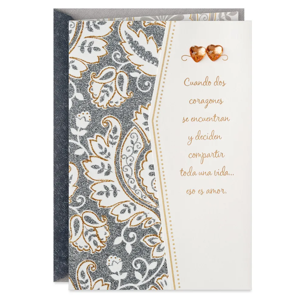 One-of-a-Kind Love Spanish-Language Wedding Card for Couple for only USD 5.99 | Hallmark