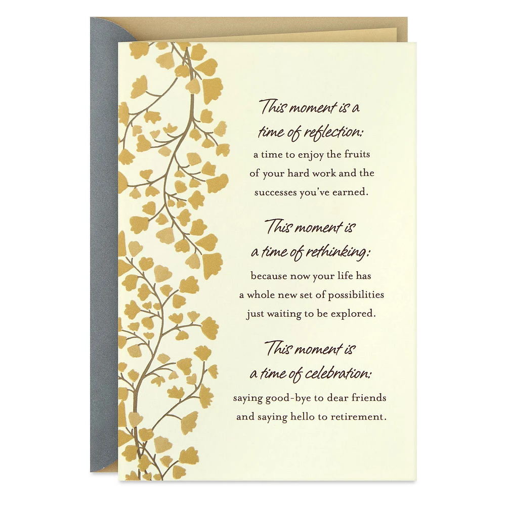 A Time of Reflection and Celebration Retirement Card for only USD 4.99 | Hallmark