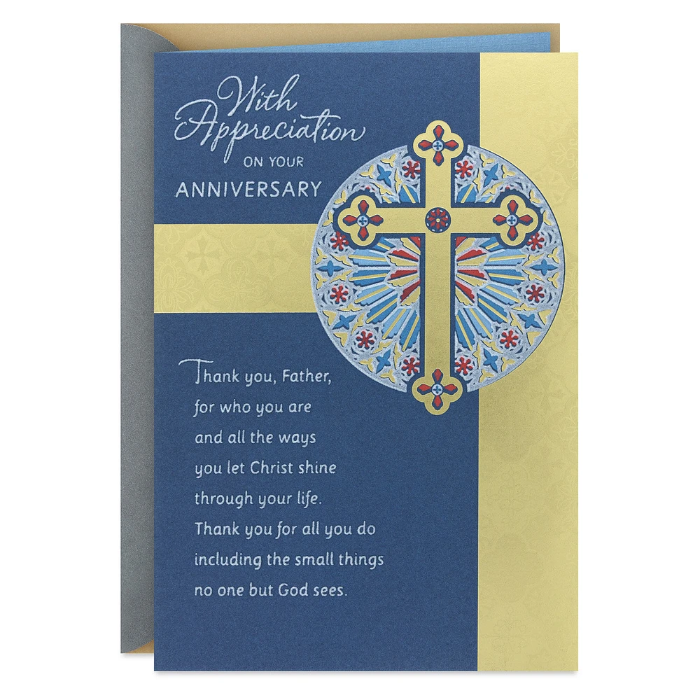 Thank You, Father Ordination Anniversary Card for Priest for only USD 4.59 | Hallmark