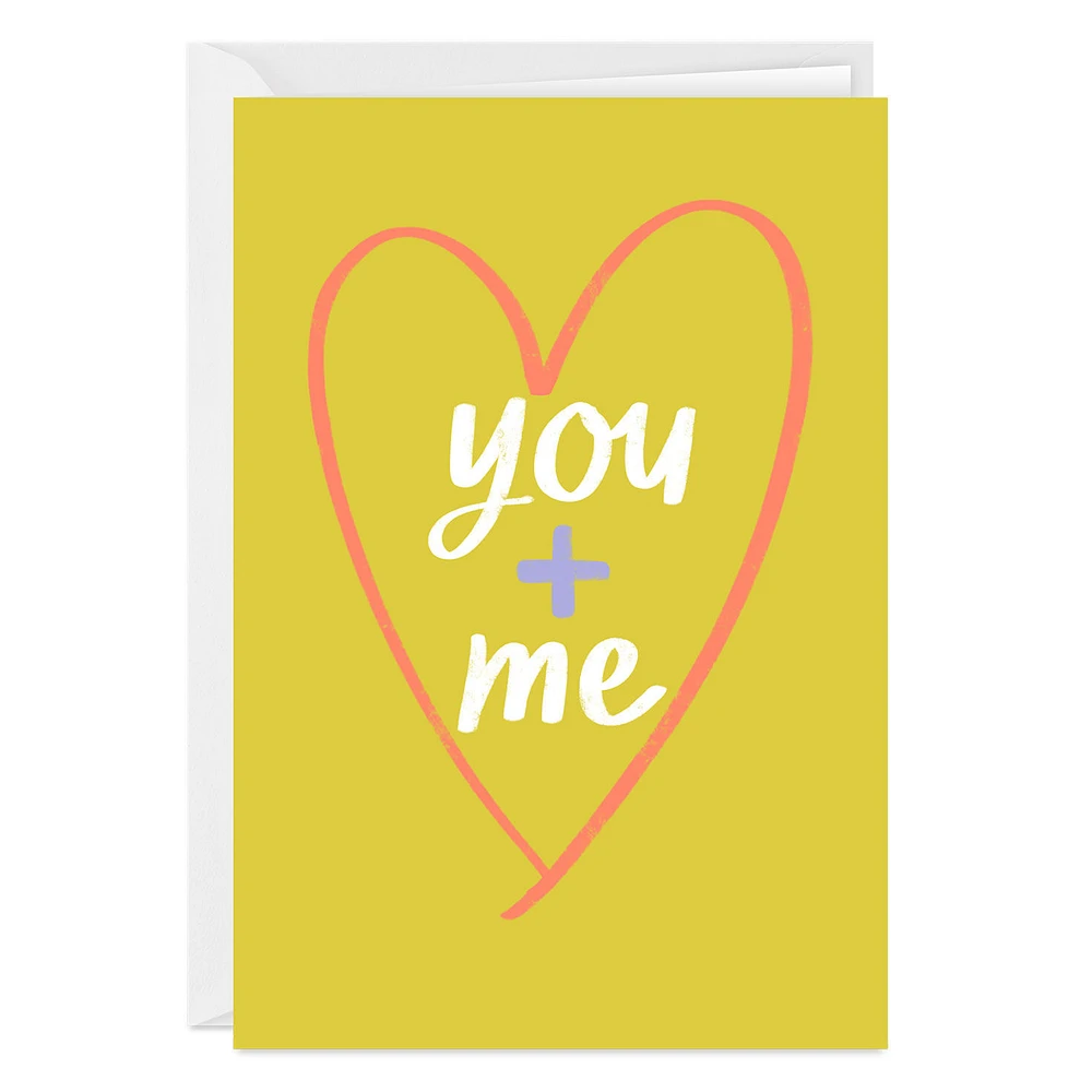 You + Me Doodle Heart Custom Love Card for only USD 4.99 | Hallmark