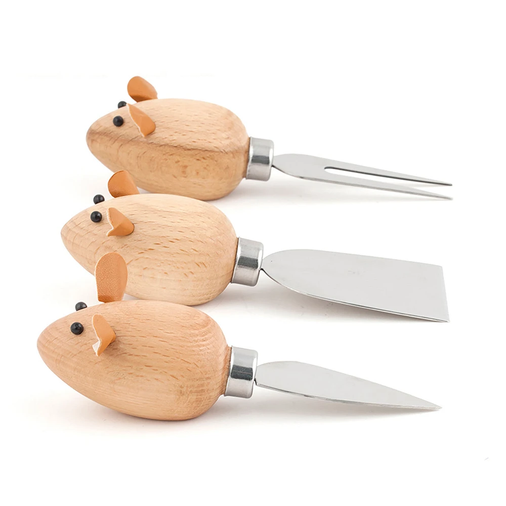 Kikkerland Cheese Knives With Mice Handles, Set of 3 for only USD 16.99 | Hallmark