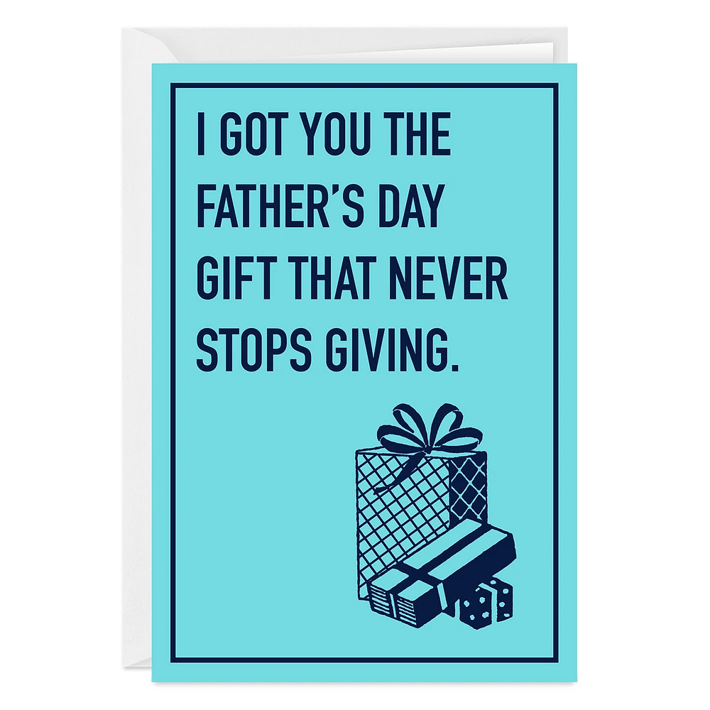 Never-Ending Gift Funny Custom Father's Day Card for only USD 4.99 | Hallmark