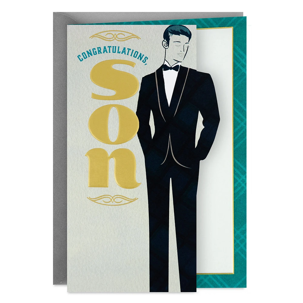 So Happy for You Wedding Card for Son for only USD 4.99 | Hallmark