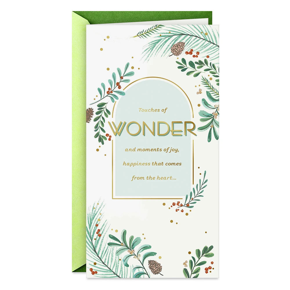 Wonder and Joy Money Holder Holiday Card for only USD 2.99 | Hallmark