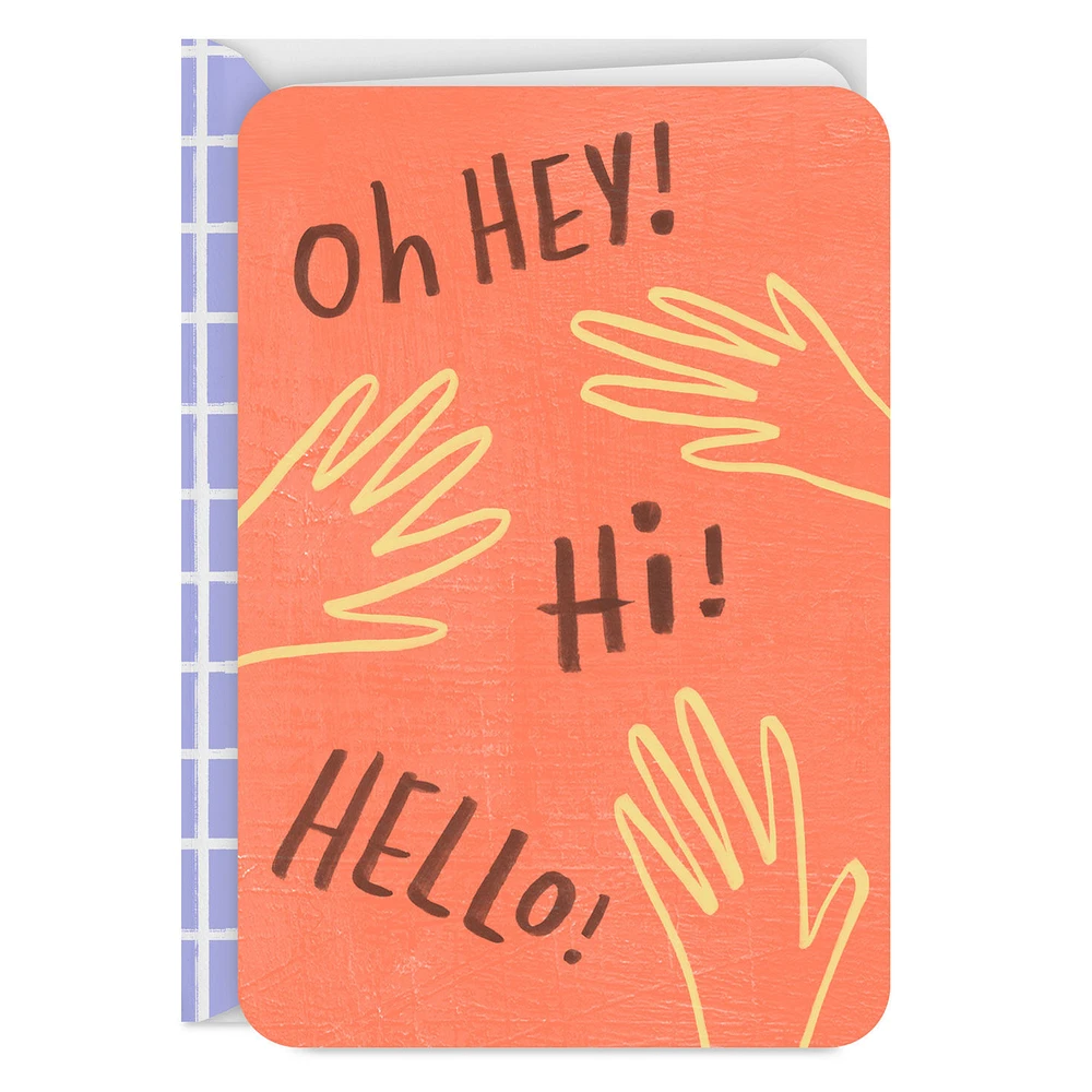 Hey, Hi, Hello Thinking of You Card for only USD 2.99 | Hallmark