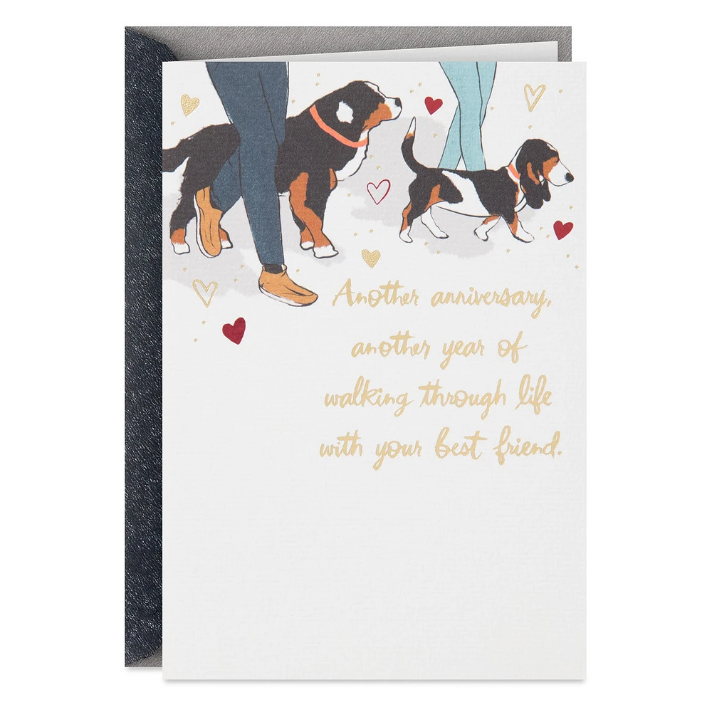Walking Through Life With Your Best Friend Anniversary Card for only USD 4.59 | Hallmark